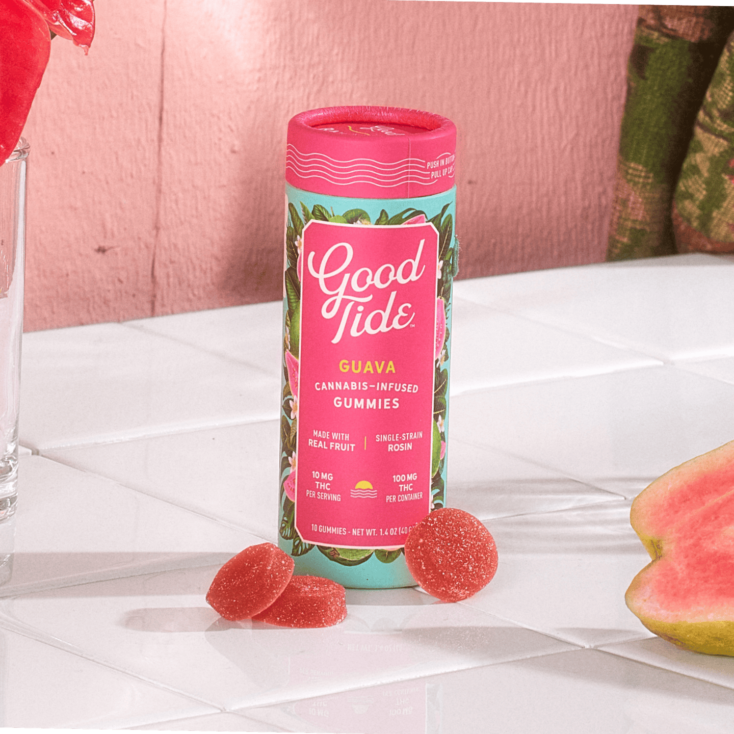 Good Tide - Guava Hybrid Gummies - 100mg