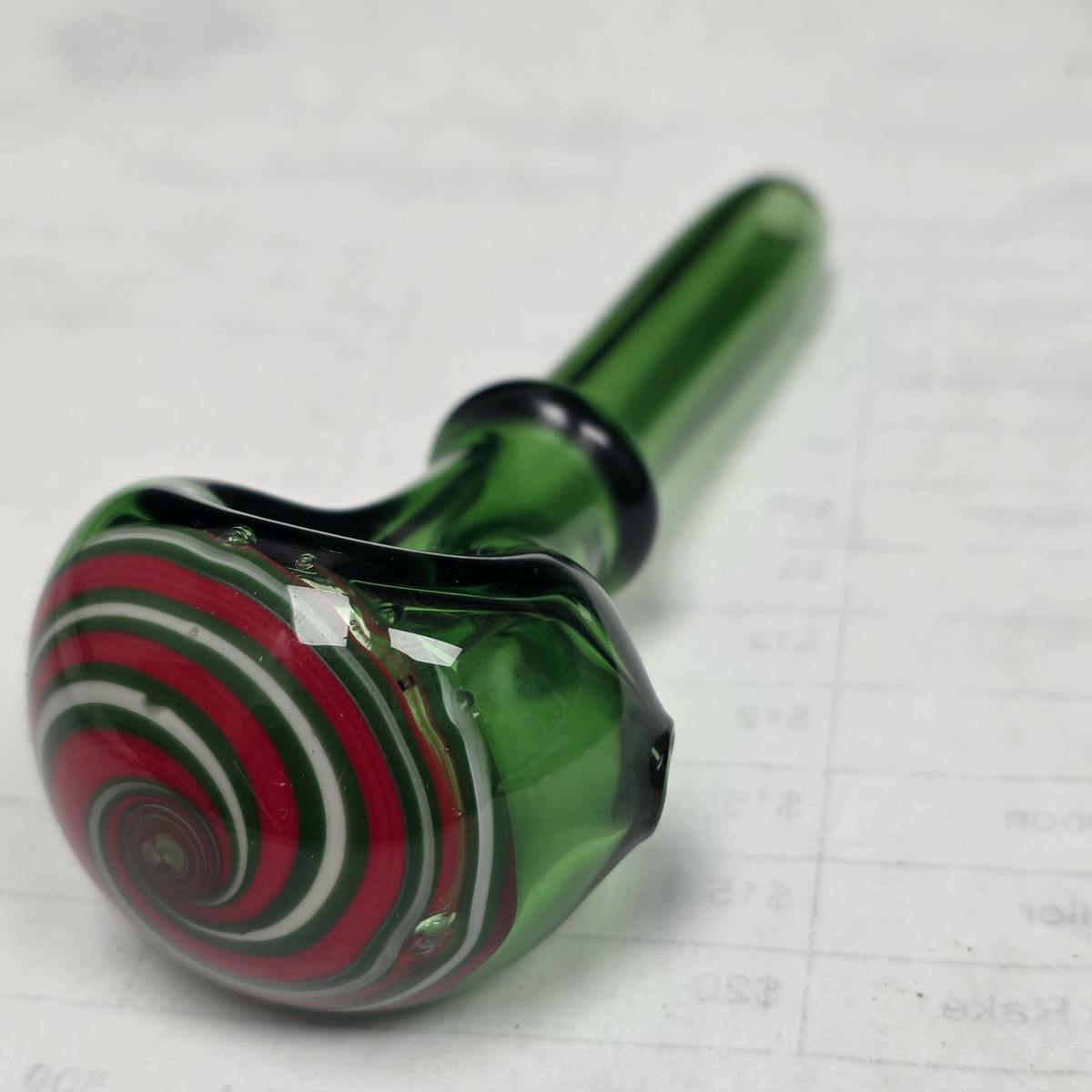 Three Trees - Glass Pipe - Hand Crafted Wig Wag Swirl