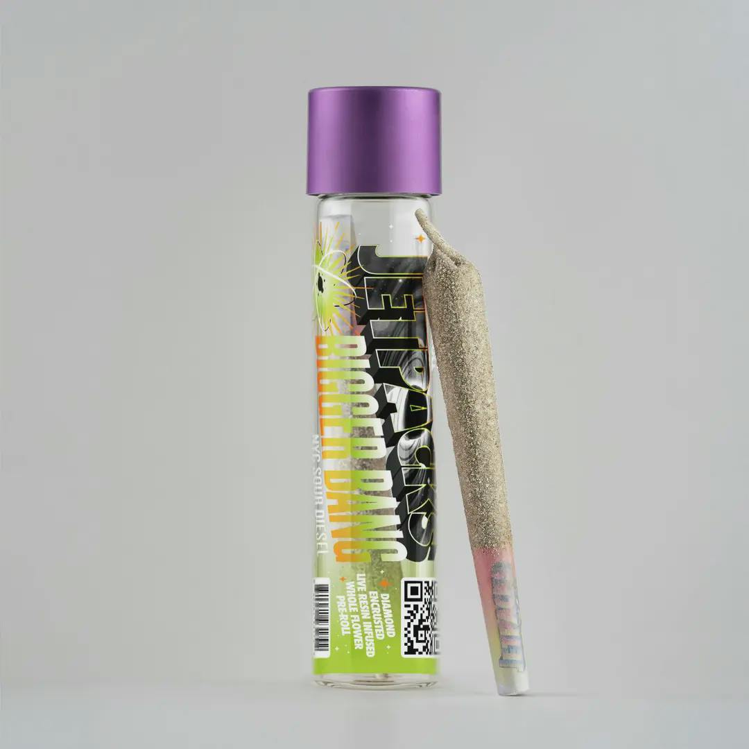 Jetpacks - NYC Sour Diesel -Big Bang Infused Prerol - 1g