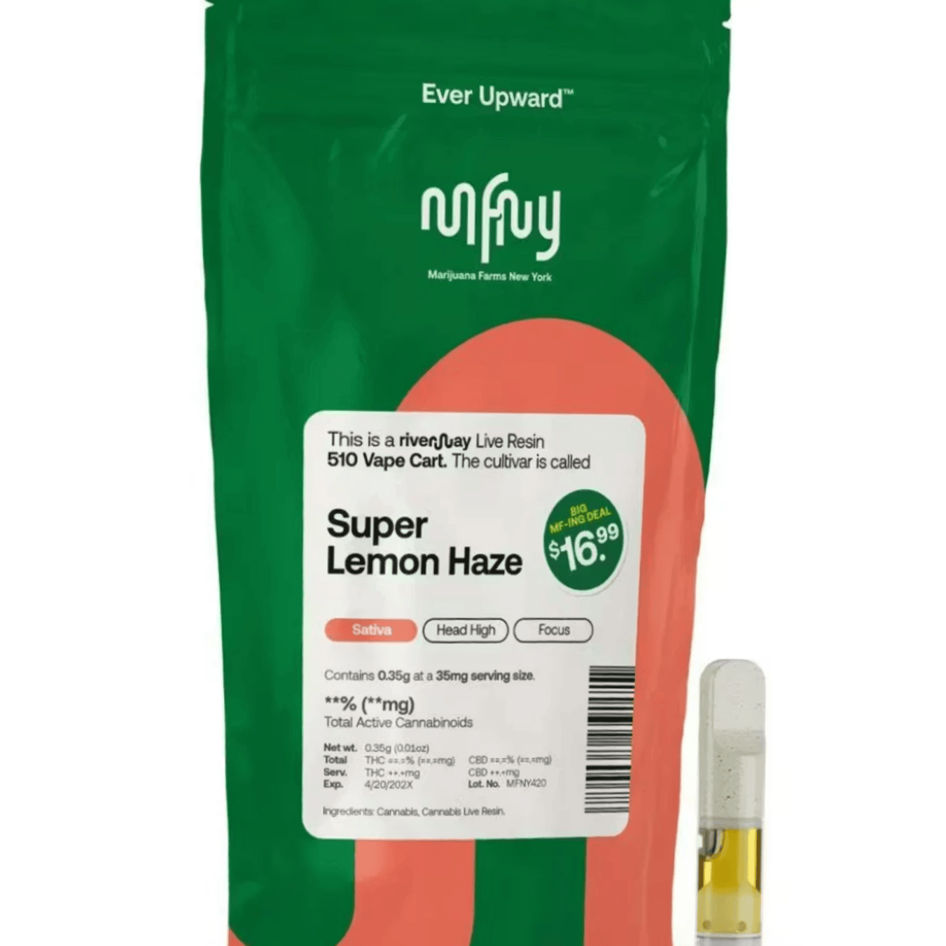 MFNY - Super Lemon Haze - Live Resin Cart - .35g