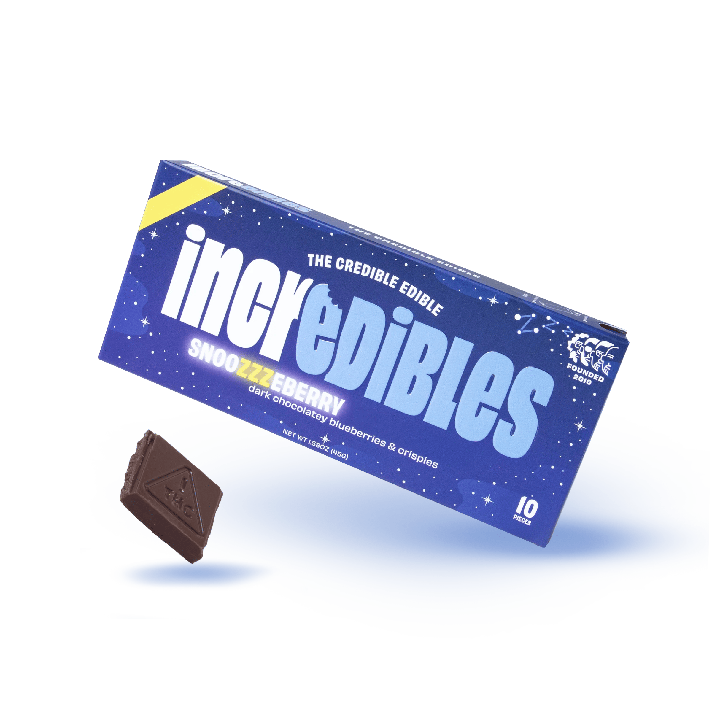 Incredibles - Snoozzzeberry - Blueberry Dark Chocolate (5:1 THC:CBN) - 100mg