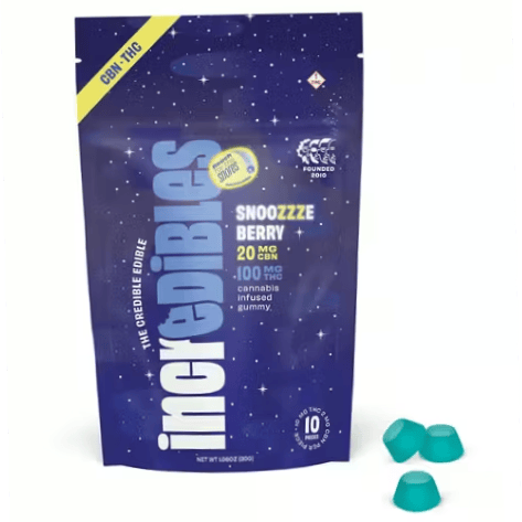 Incredibles - Snoozzzeberry - (5:1 THC:CBN) Gummie - 100mg
