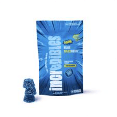 Incredibles - Sour Blue Razzberry - (1:1 THC:CBG) Gummie - 100mg