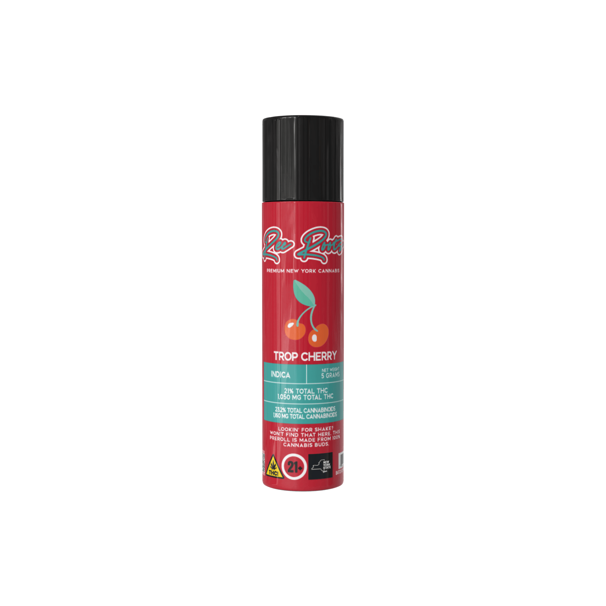 Rec Roots - Trop Cherry - Indica Pre-roll 5pk - 5g