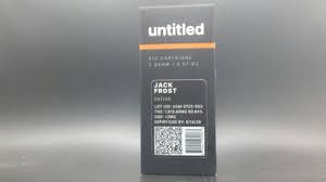 Untitled - Jack Frost - Sativa Cart - 2g