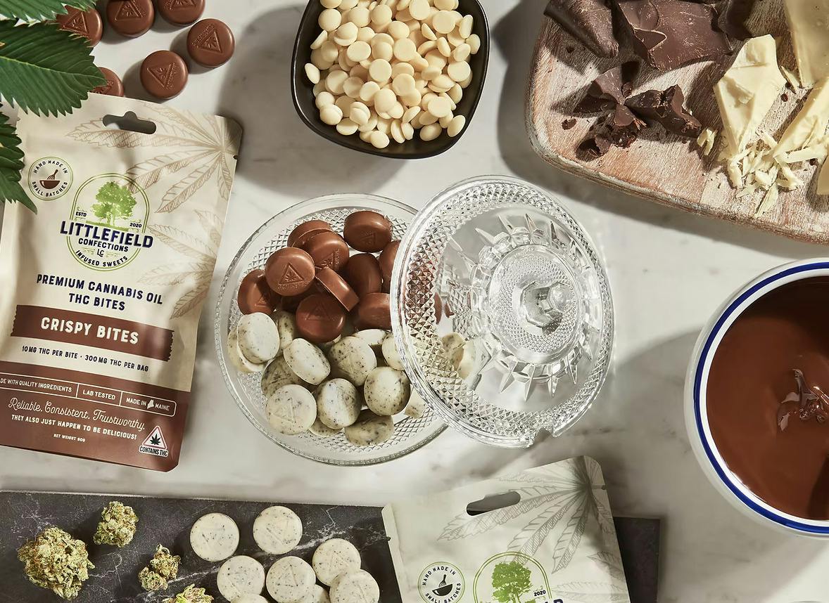 50mg Crispy Bites Single Candy | Littlefield Confections