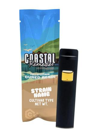 Black Ice | 1g Cured Resin Disposable | Coastal Remedies