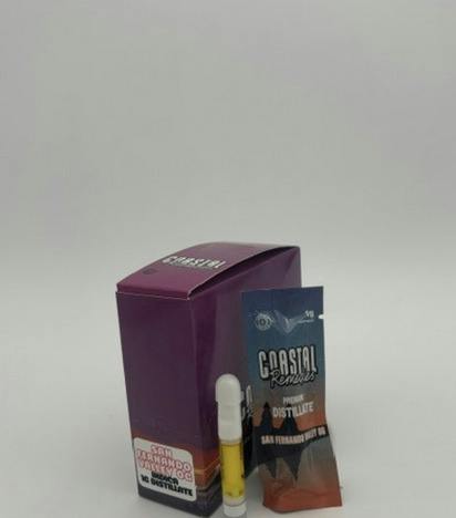 San Fernando Valley | 1g Distillate Cartridge | Coastal Remedies