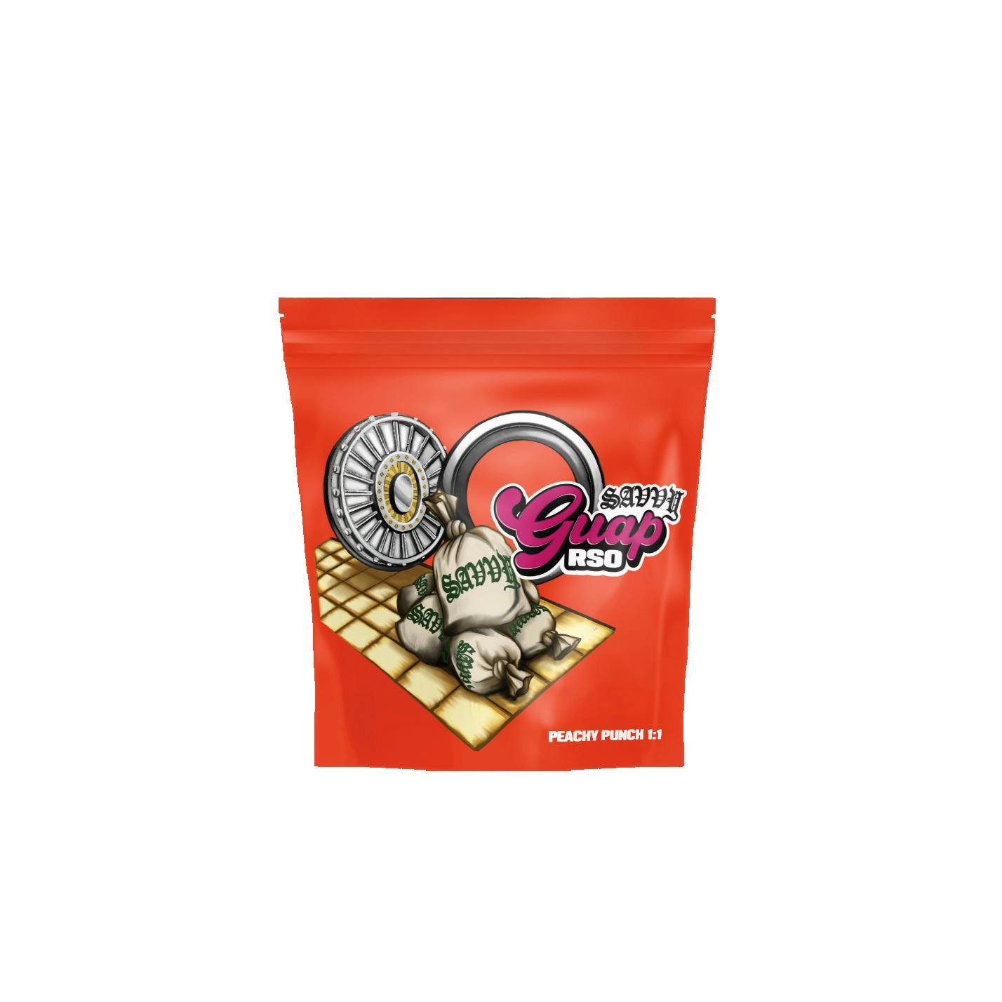 Peachy Punch | 1:1 THC:CBD RSO Gummies | 50mg (10pc) | 27365 at High Profile of Canton Dispensary