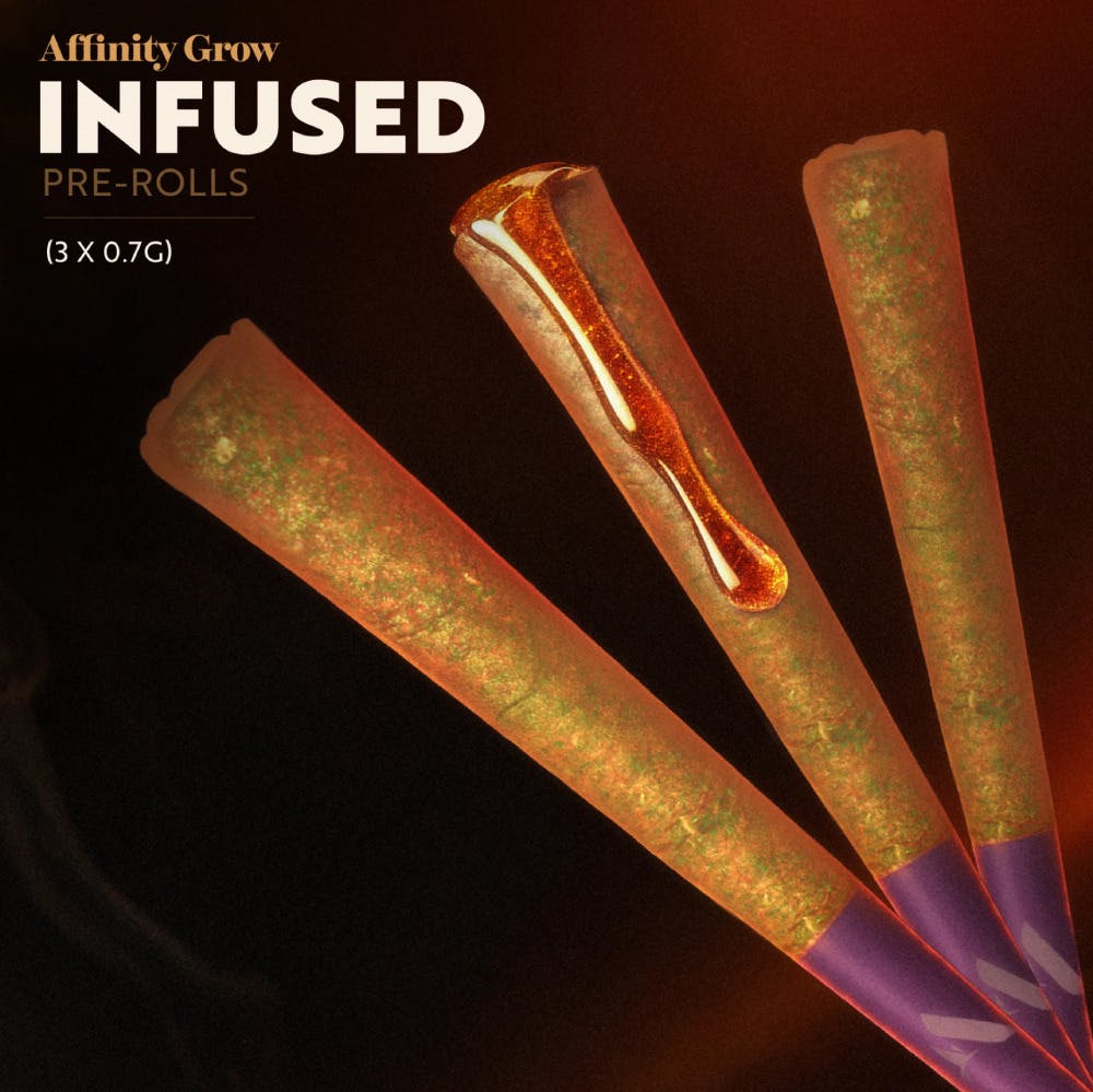 Hippie Crasher | 3pk Infused Pre-rolls | 0.7g each | 00961 cannabis product