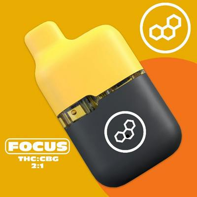 Focus | 2:1 THC:CBG | MT Disposable Vape | 0.5g | 41862 cannabis product