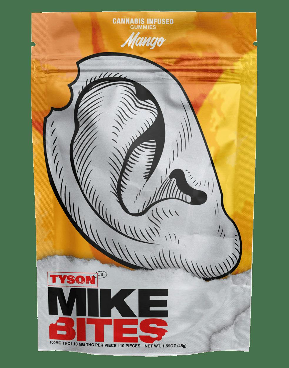 Mango | Mike Bites Gummies | 100mg (10pk) | C0070000481 cannabis product