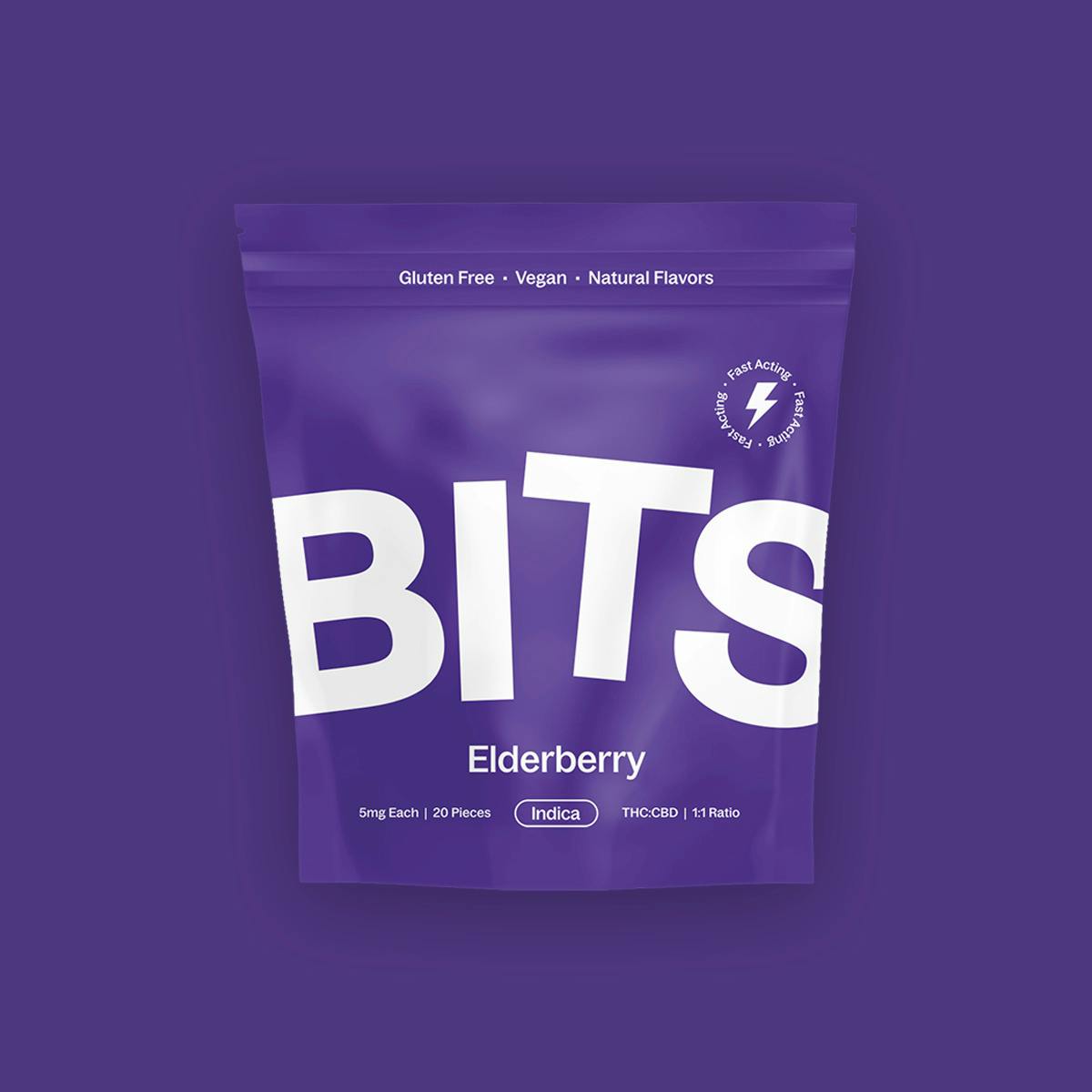 Elderberry Wellness | THC:CBD Fast Acting Gummies | 100mg (20pcs) | 27382 cannabis product
