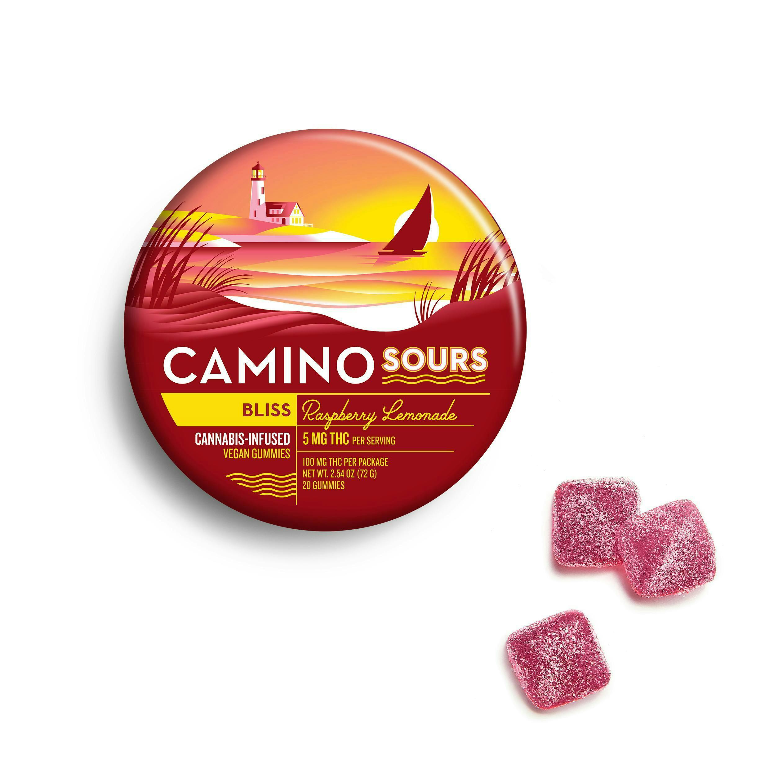 Raspberry Lemonade | Gummies | 100mg (20pcs) (C0060000561) cannabis product