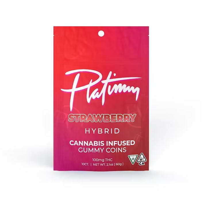 Strawberry — STRAWBERRY DISTILLATE GUMMIES 100MG