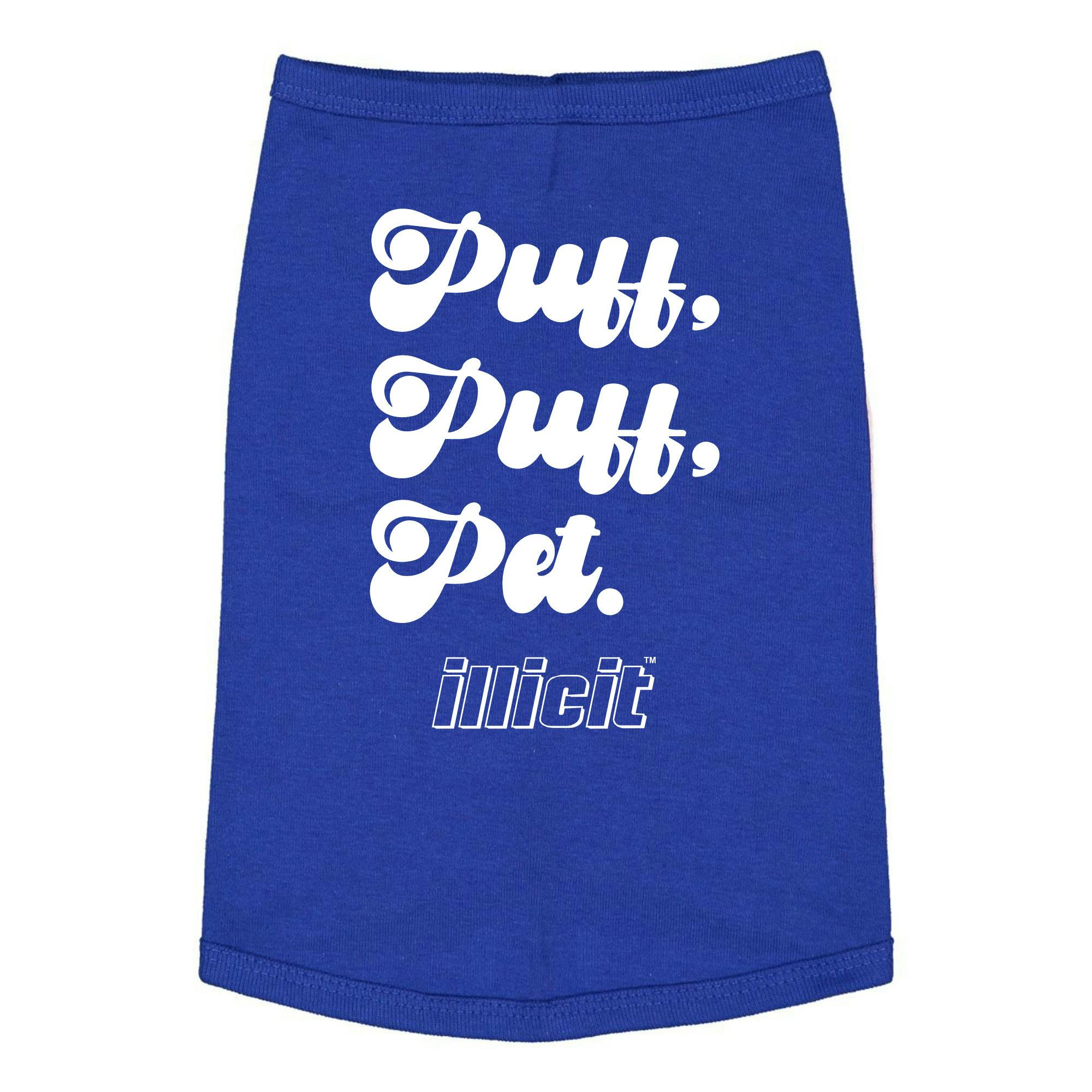 Puff Puff Pet | Pet-Shirt | Blue