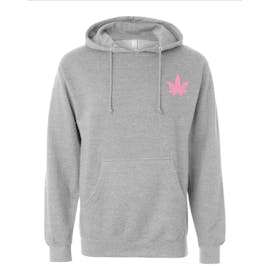 Illicit Leaf Logo Hoodie | Pink