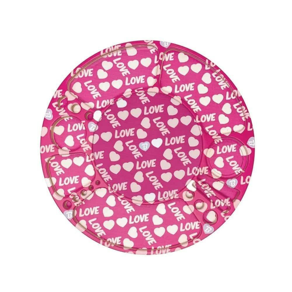 BLAZY SUSAN SPINNING ROLLING TRAY HEARTS