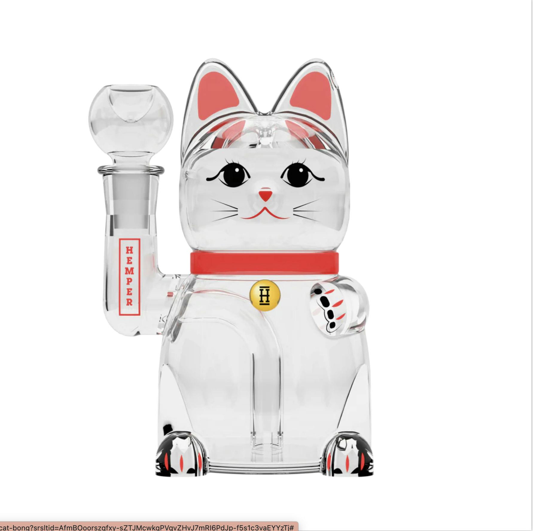 HEMPER LUCKY CAT WATER PIPE