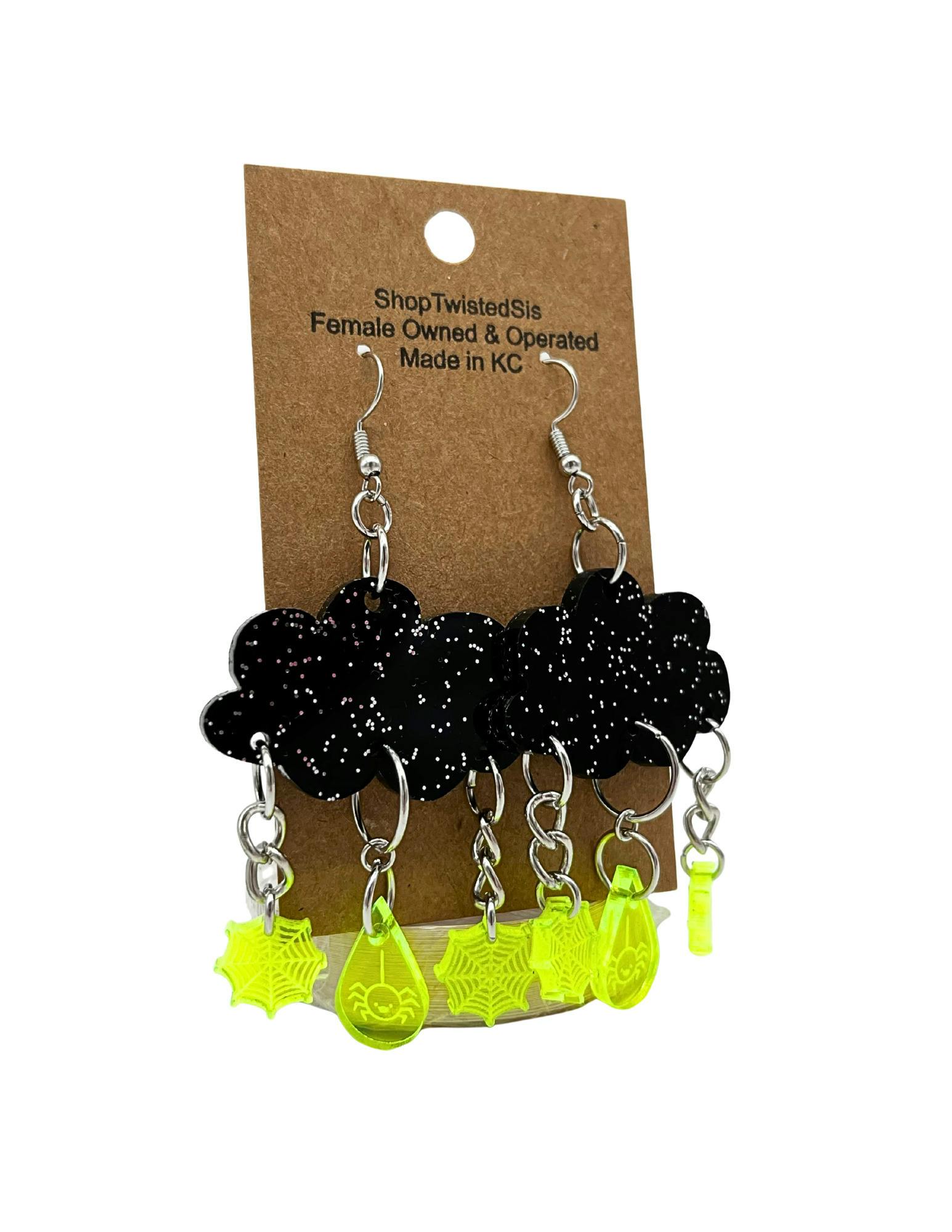 TWISTED SIS HALLOWEEN DREAM DANGLE EARRINGS