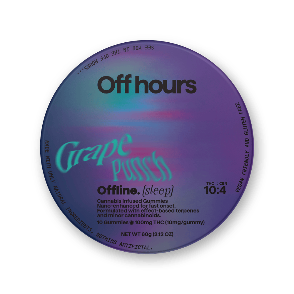 Off Hours Offline (Sleep) Grape Punch Gummies 10pk