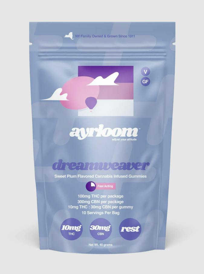 Ayrloom Dreamweaver 1:3 - 100mg (THC:CBN ) Gummies 10pk