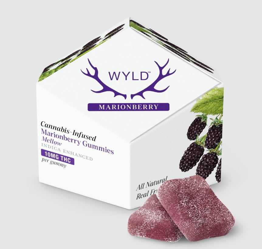 WYLD Marionberry Gummies 100mg-10pk