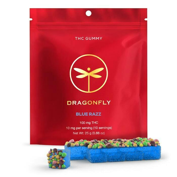 Dragonfly Blue Razz Clusters