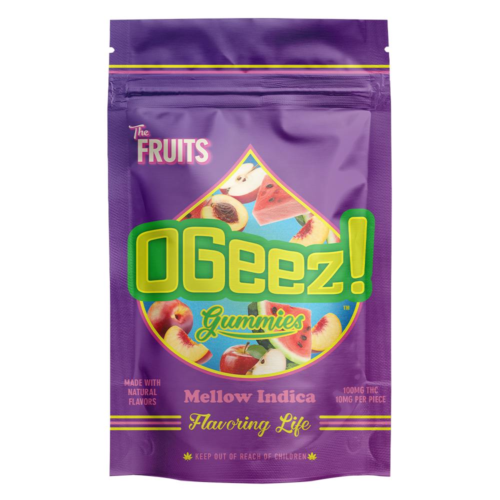 The Fruits - Indica [10pk] (100mg) | OGeez! - Indica Gummies