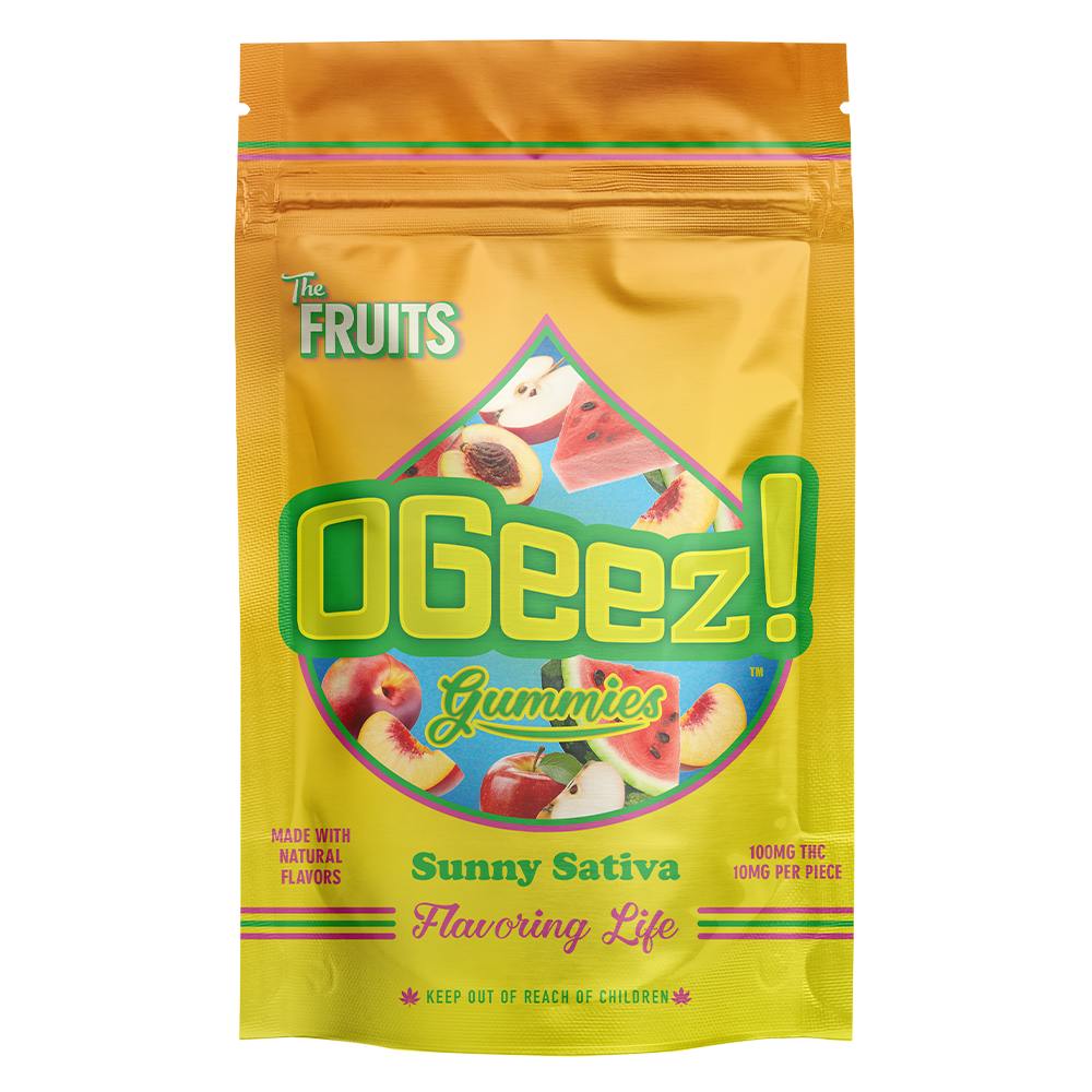 The Fruits - Sativa [10pk] (100mg) | OGeez! - Sativa Gummies