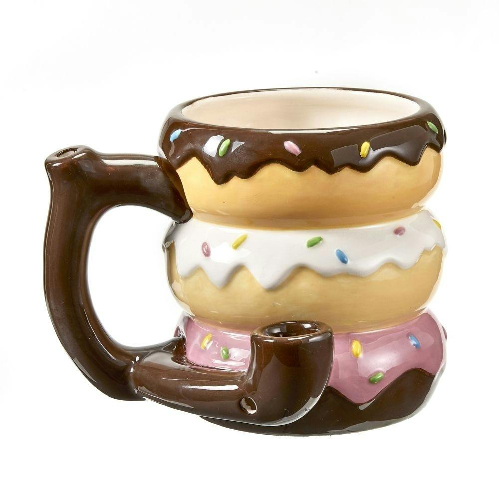 Ceramic Pipe - Donut Mug
