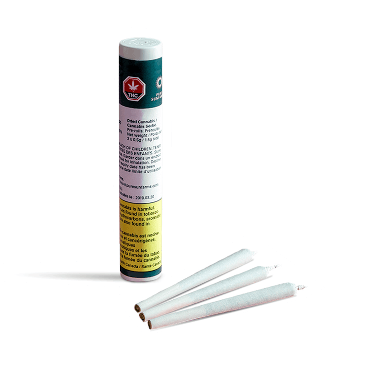 PURE SUNFARMS - PINK KUSH PRE-ROLL 3x0.5g