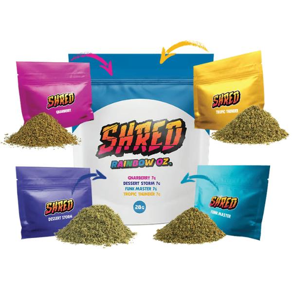 SHRED - RAINBOW OZ MILLED FLOWER 28g