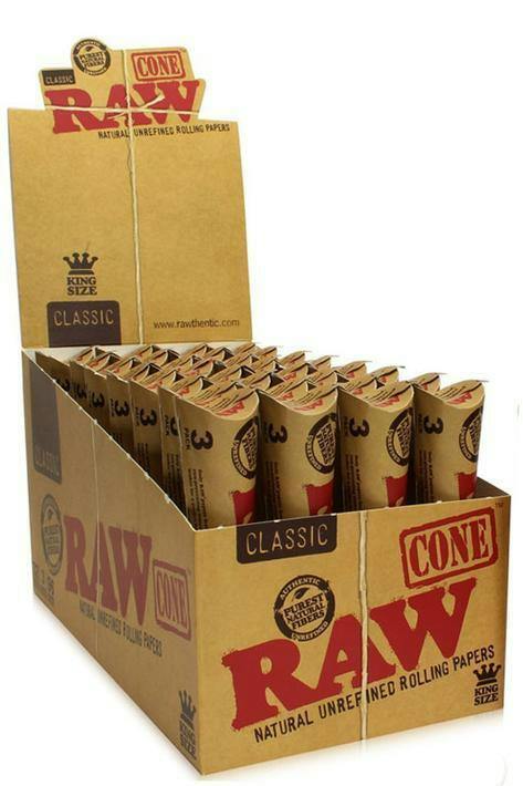 RAW Natural Unrefined Pre-Rolled Cone