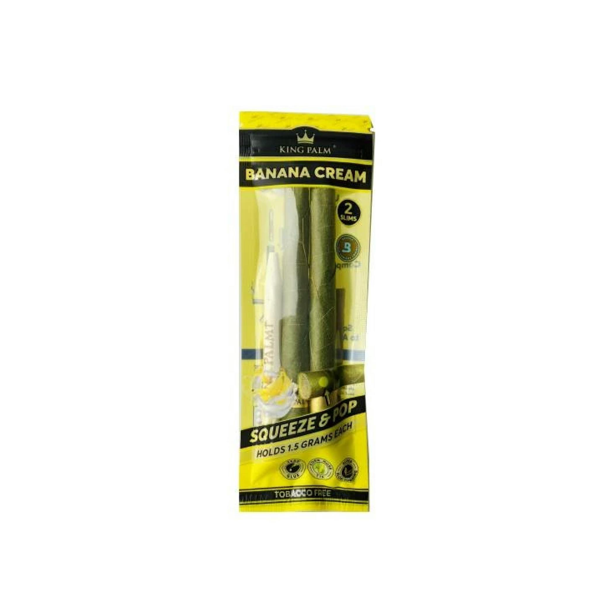 King Palm Hand-Rolled Slim Leaf - Banana Cream