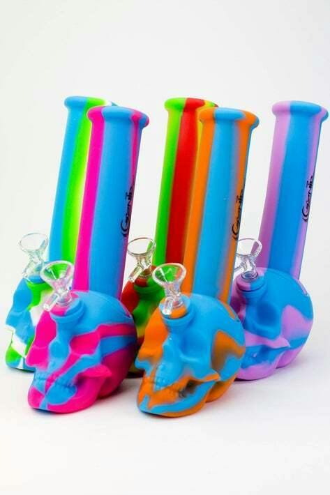 9" Genie Silicone Skull Bong