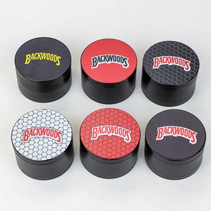 4 part BWoods Logo Metal grinder