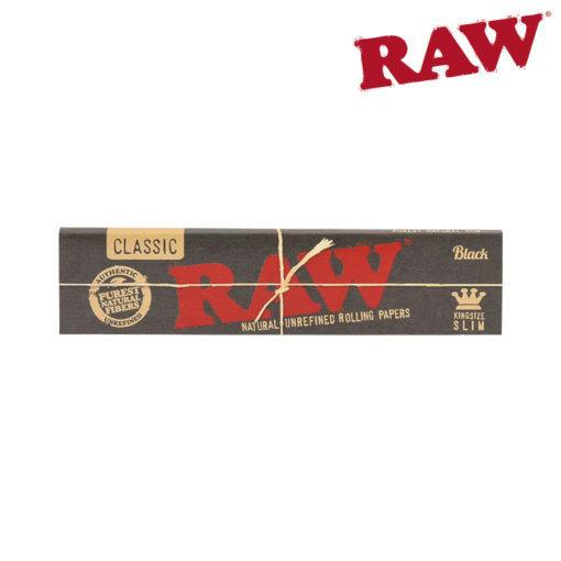 Black King Size Slim Hemp Papers