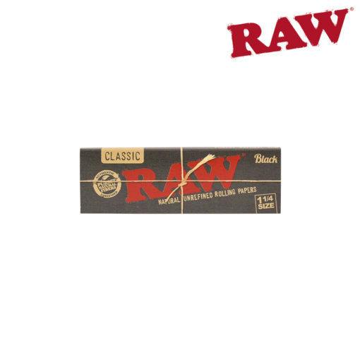 Black 1 1/4" Hemp Papers
