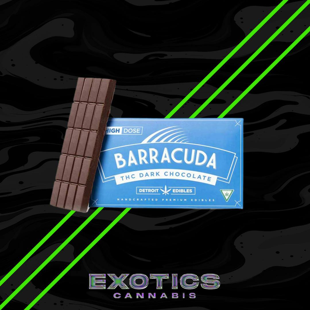 Barracuda Bar - Mint Dark Chocolate Bar 200mg (2/$30)