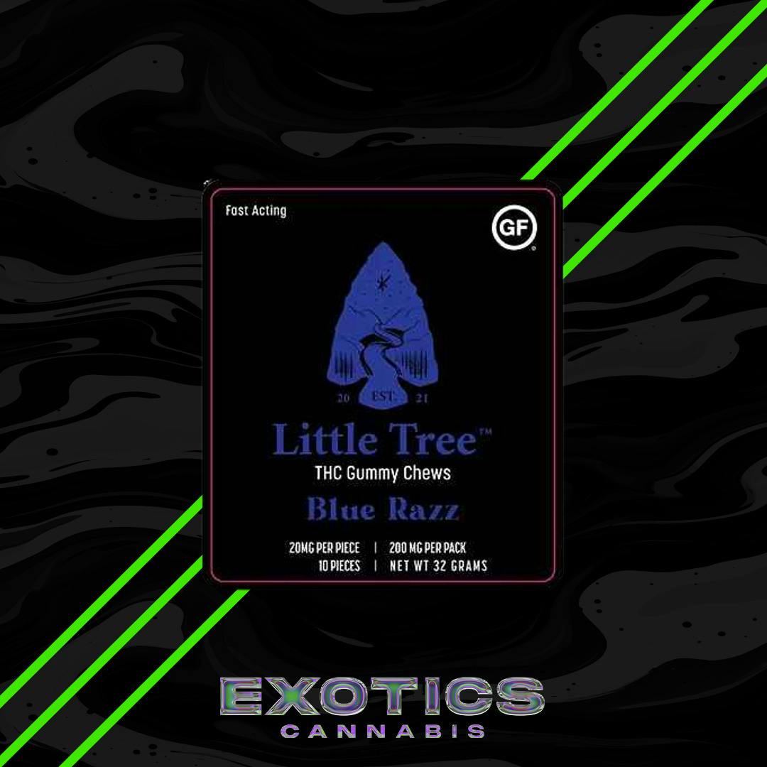 Little Tree - Blue Razz Gummies 200mg (5/$14)