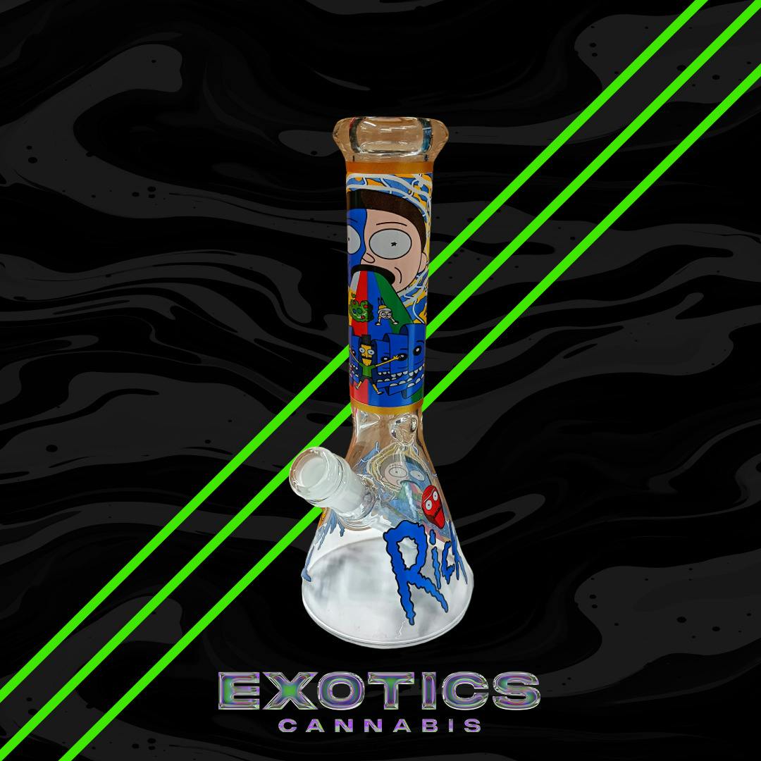 6" Colored Glass Bong