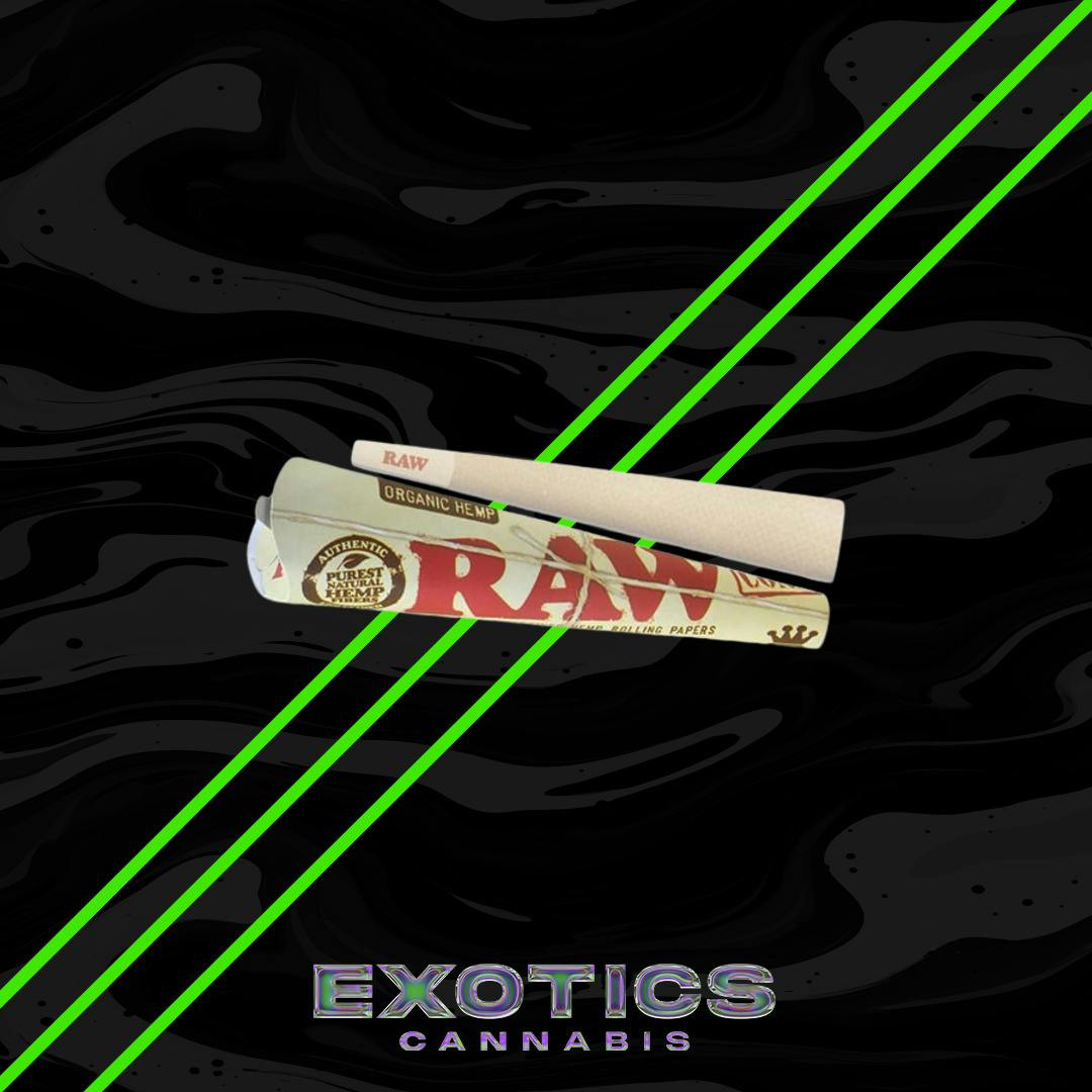 Raw - Organic Hemp Cones 3 Pack King Size