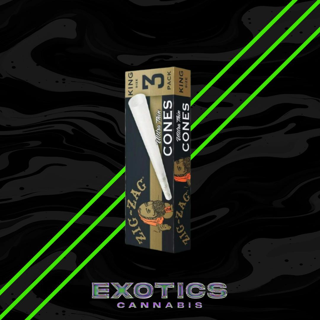 Zig Zag - Ultra Thin Cones 3 Pack