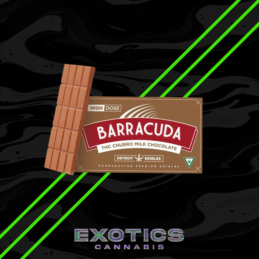 Barracuda Bar - Churro Milk Chocolate Bar 200mg (2/$30)
