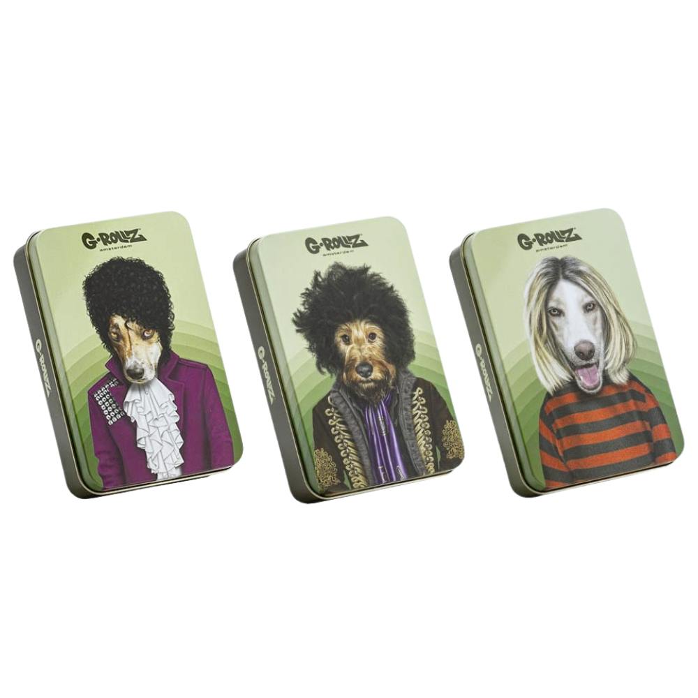 Metal Storage Boxes - Large - Pets Rock - Assorted