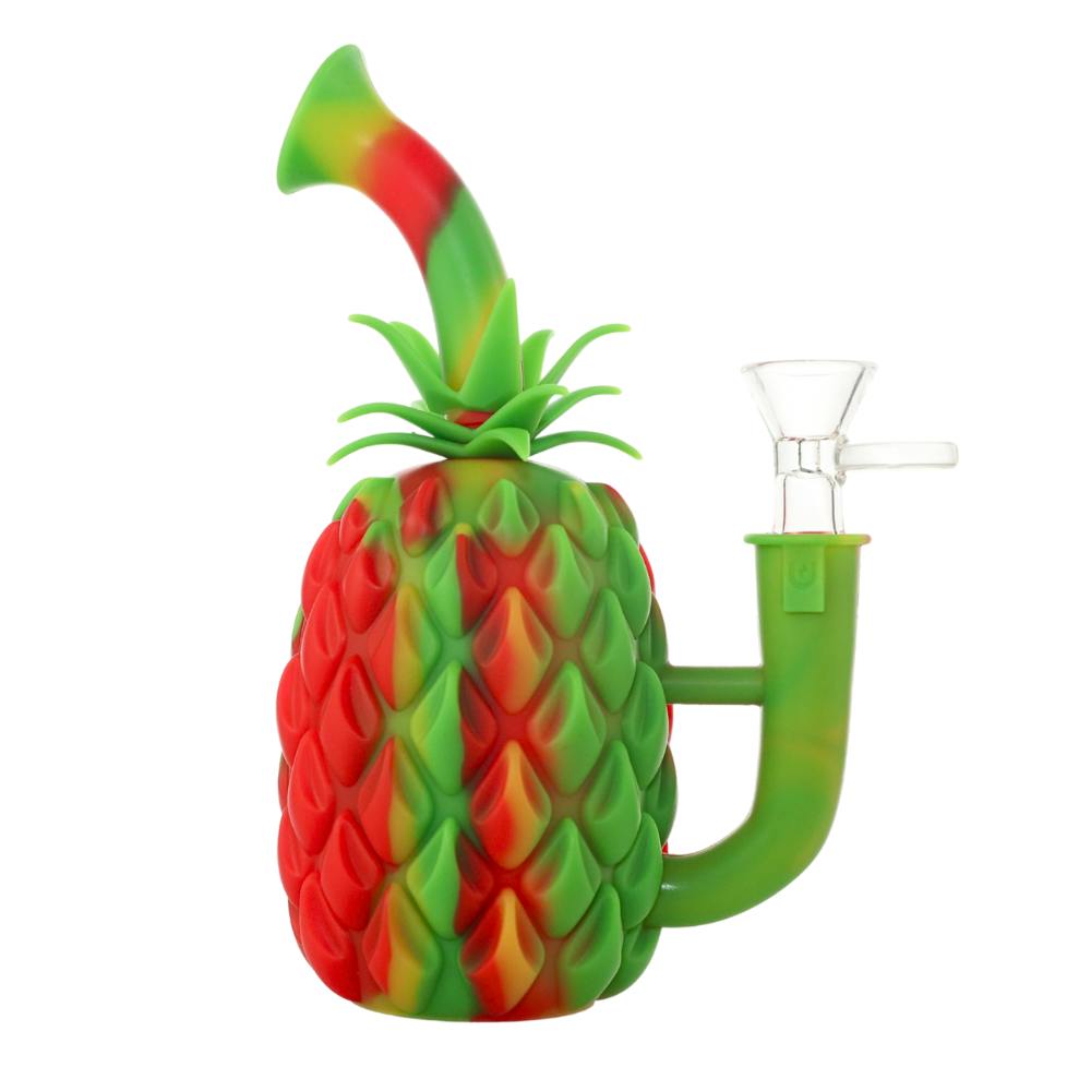 Pineapple Crush Silicone Dab Rig - 10" - Assorted