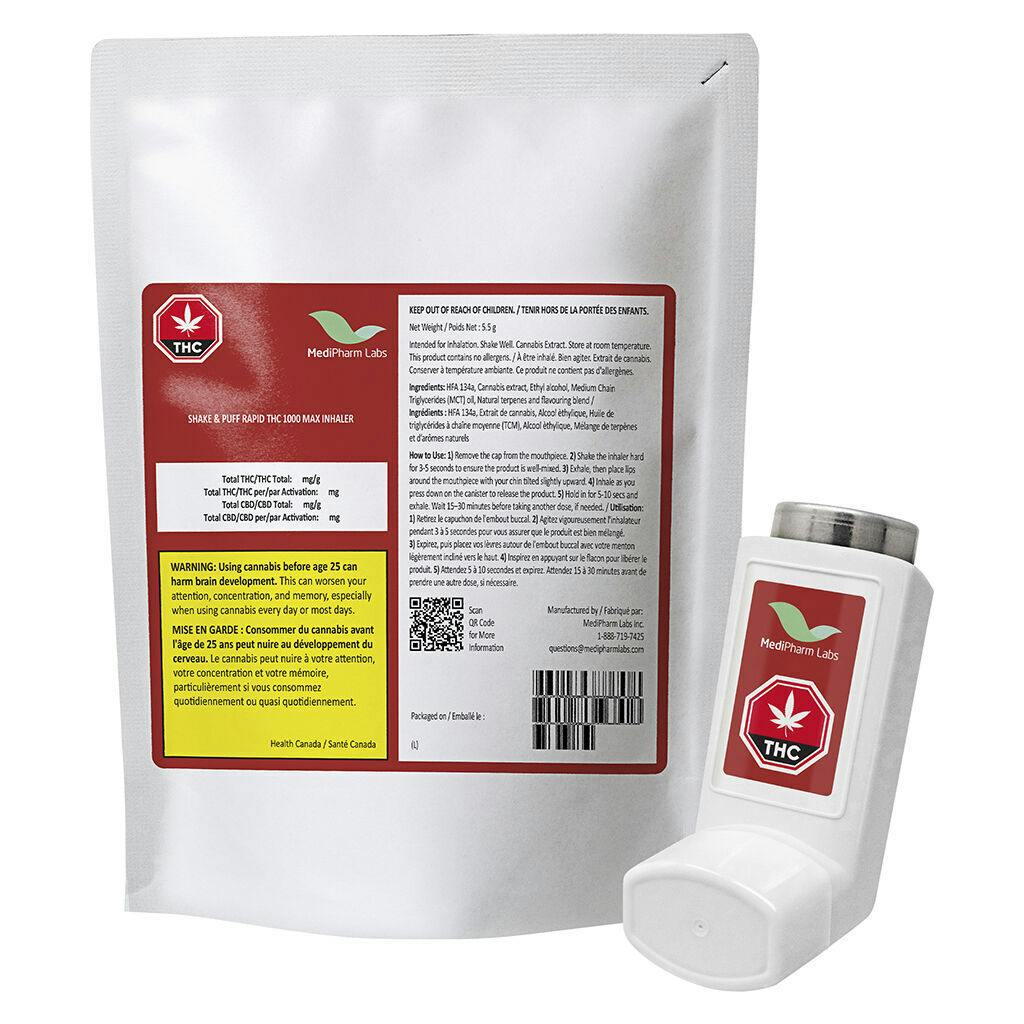 Shake & Puff THC 1000 MAX Inhaler - 5.5g