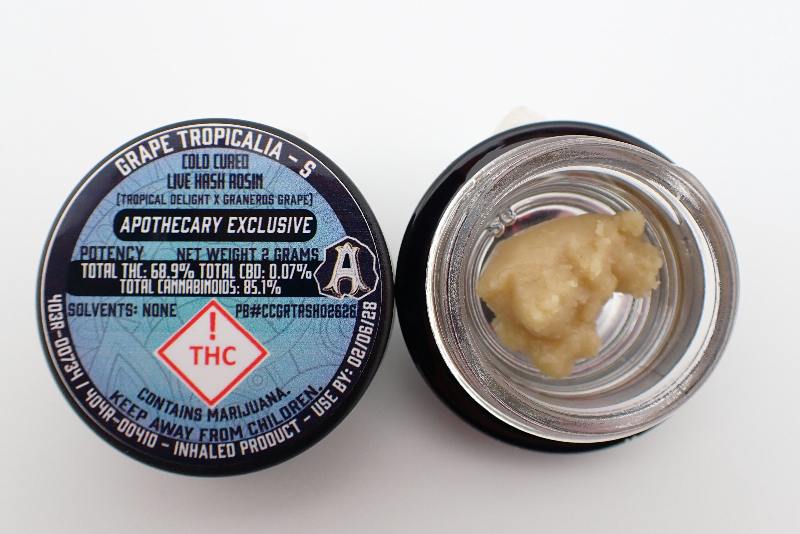 Grape Tropicalia Live Hash Rosin - S 2G