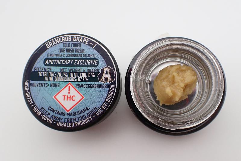 Graneros Grape Live Hash Rosin - I 2G